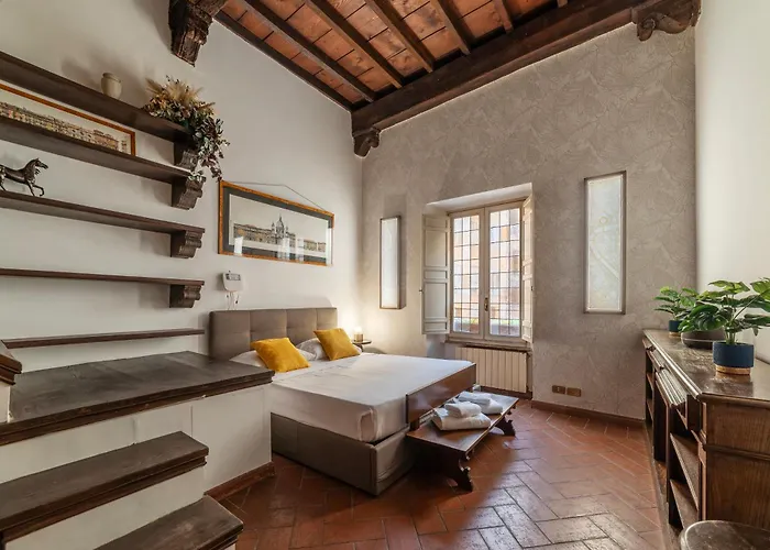 Historical Loft At Campo De Fiori Lägenhet *